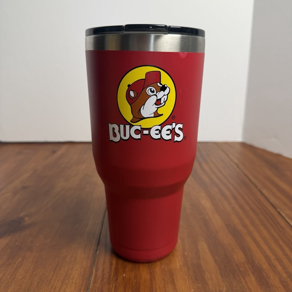 Buc-ee's Tumbler Stainless Steel 30oz Buc-ee's Yukon Outfitters Hot/ Cold RED